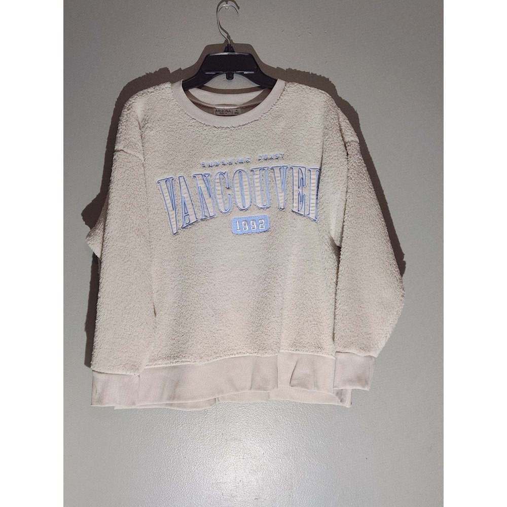 Arizona‎ Juniors Womens Crew Neck Long Sleeve Sweatshirt, Size M,  NWT